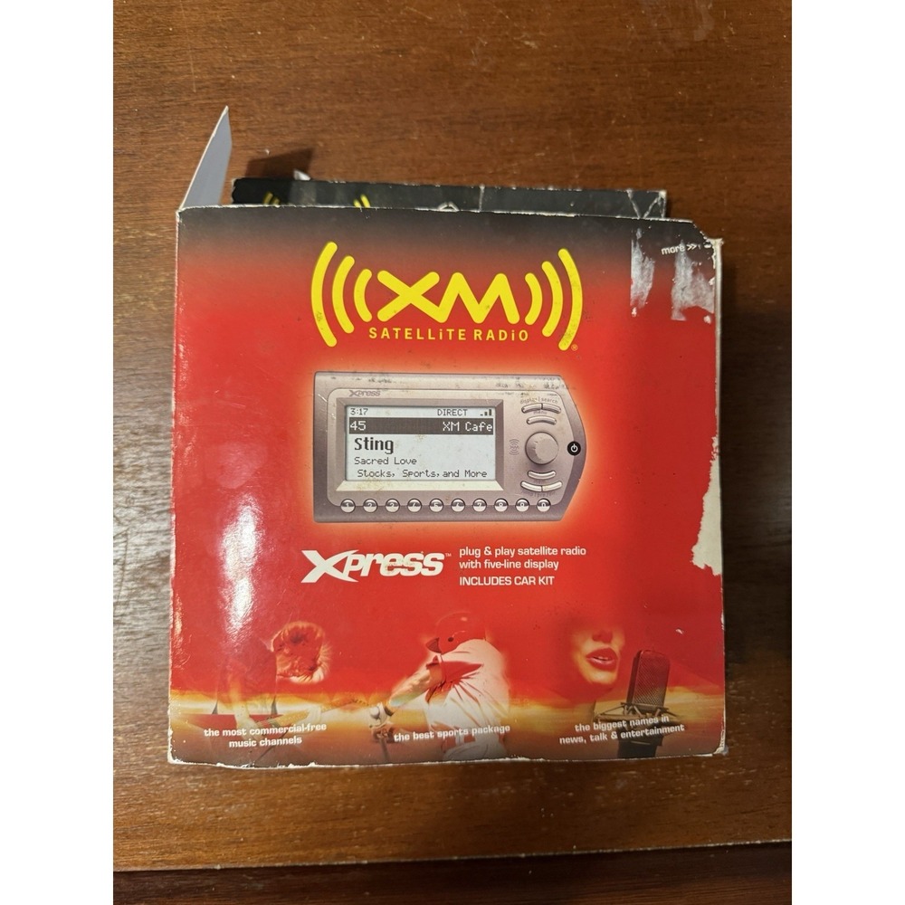 XM Express XMCK-10A Plug & Play‎ Satellite Radio Open Box